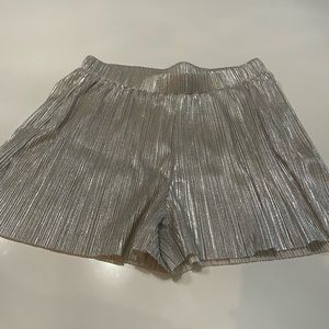 Sparkly stretch high waisted shorts